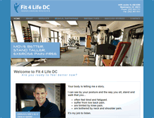 Tablet Screenshot of fit4lifedc.com